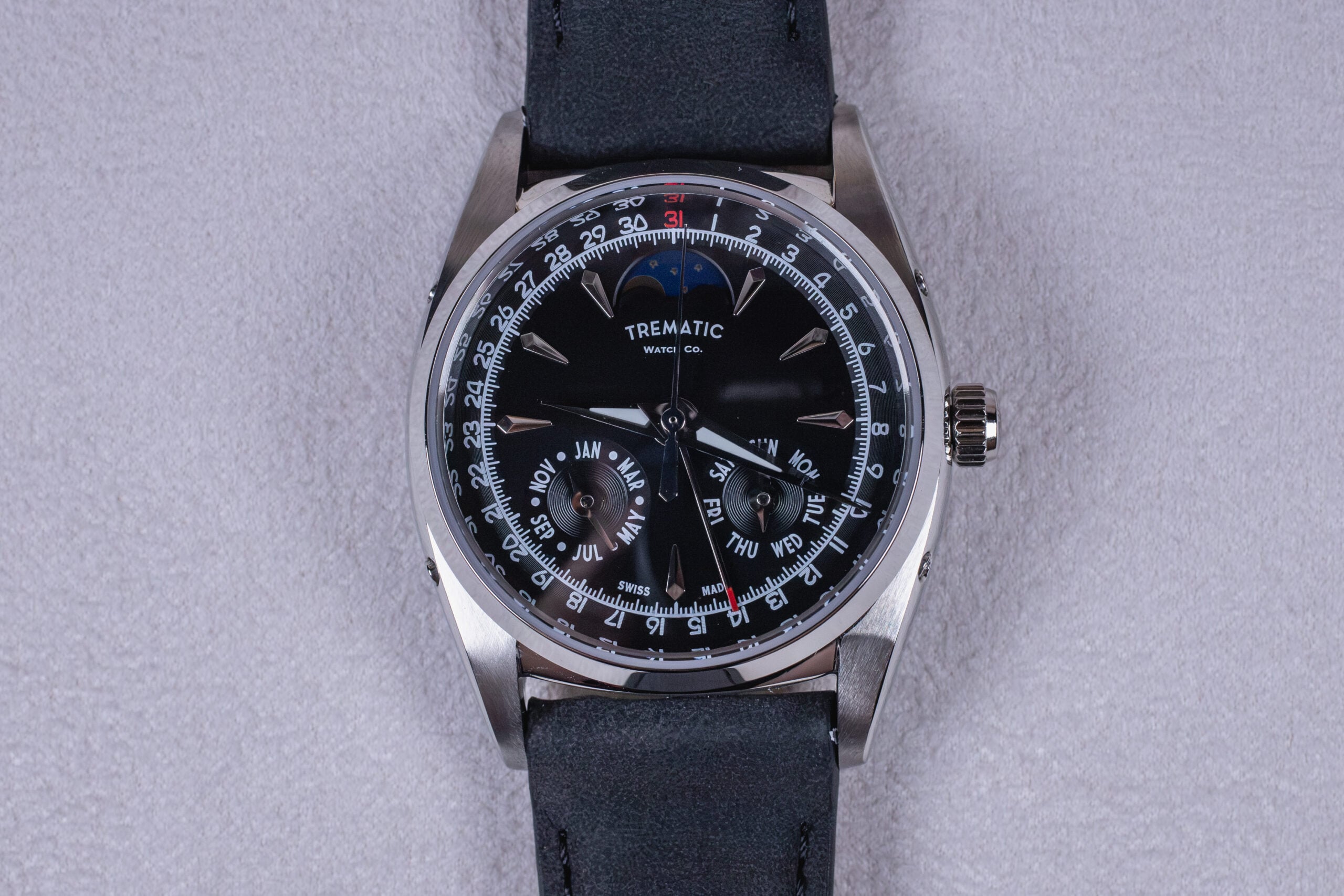 Trematic Archivio Uno Ref.802 Collector's Edition Front Shot at MVS Watches
