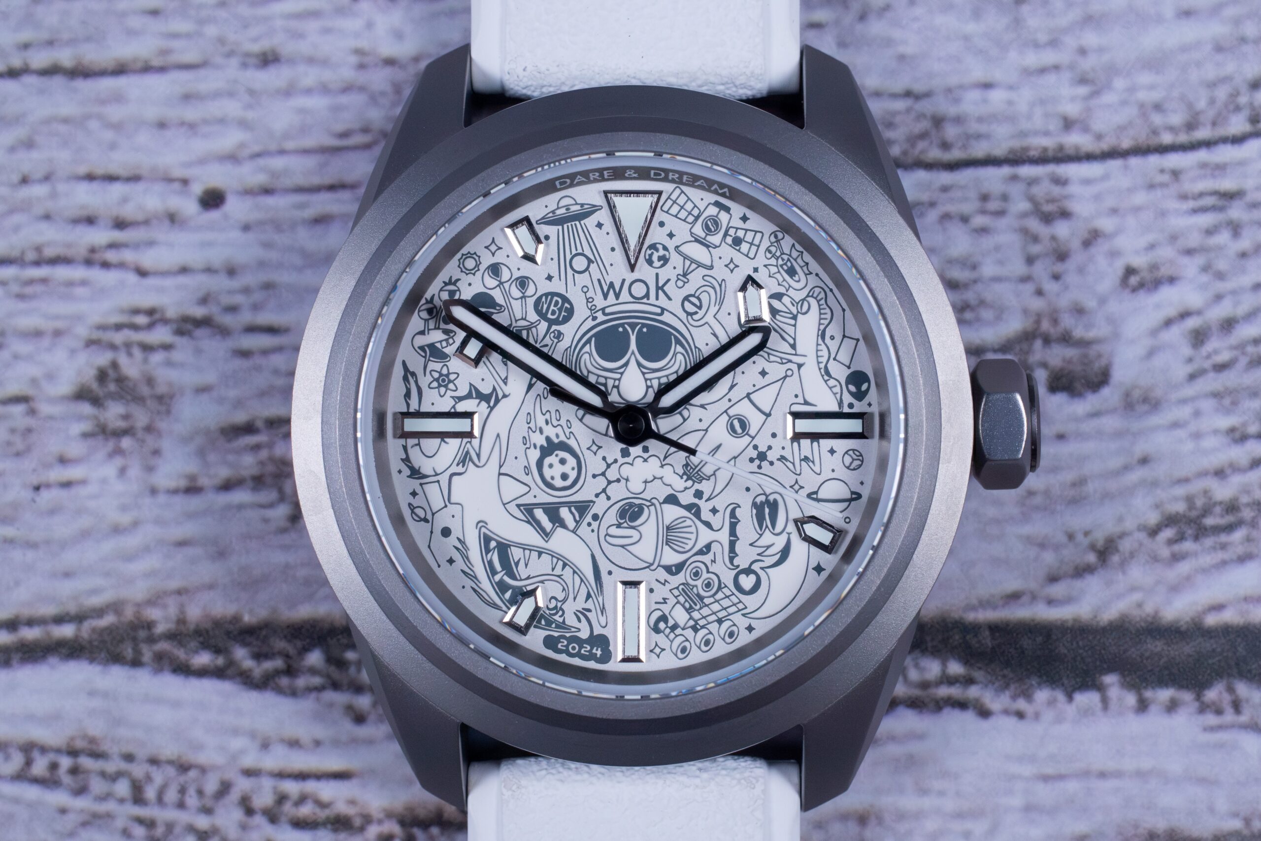 AWAKE Dare & Dream x Nicolas Barrome Forgues Limited Edition Front Shot at MVS Watches