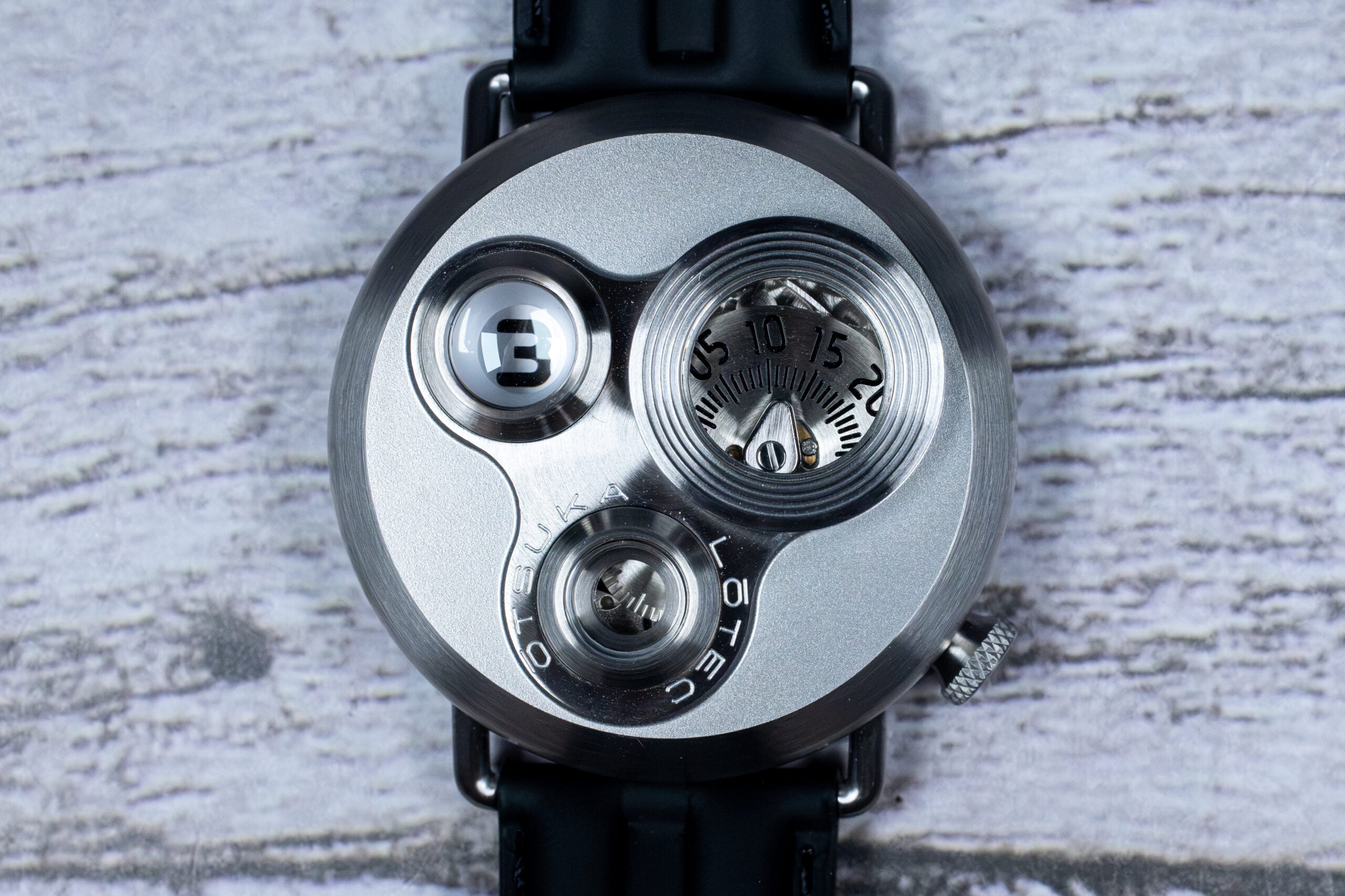Otsuka Lotec No. 7.5 Jumping Hour Front Shot at MVS Watches