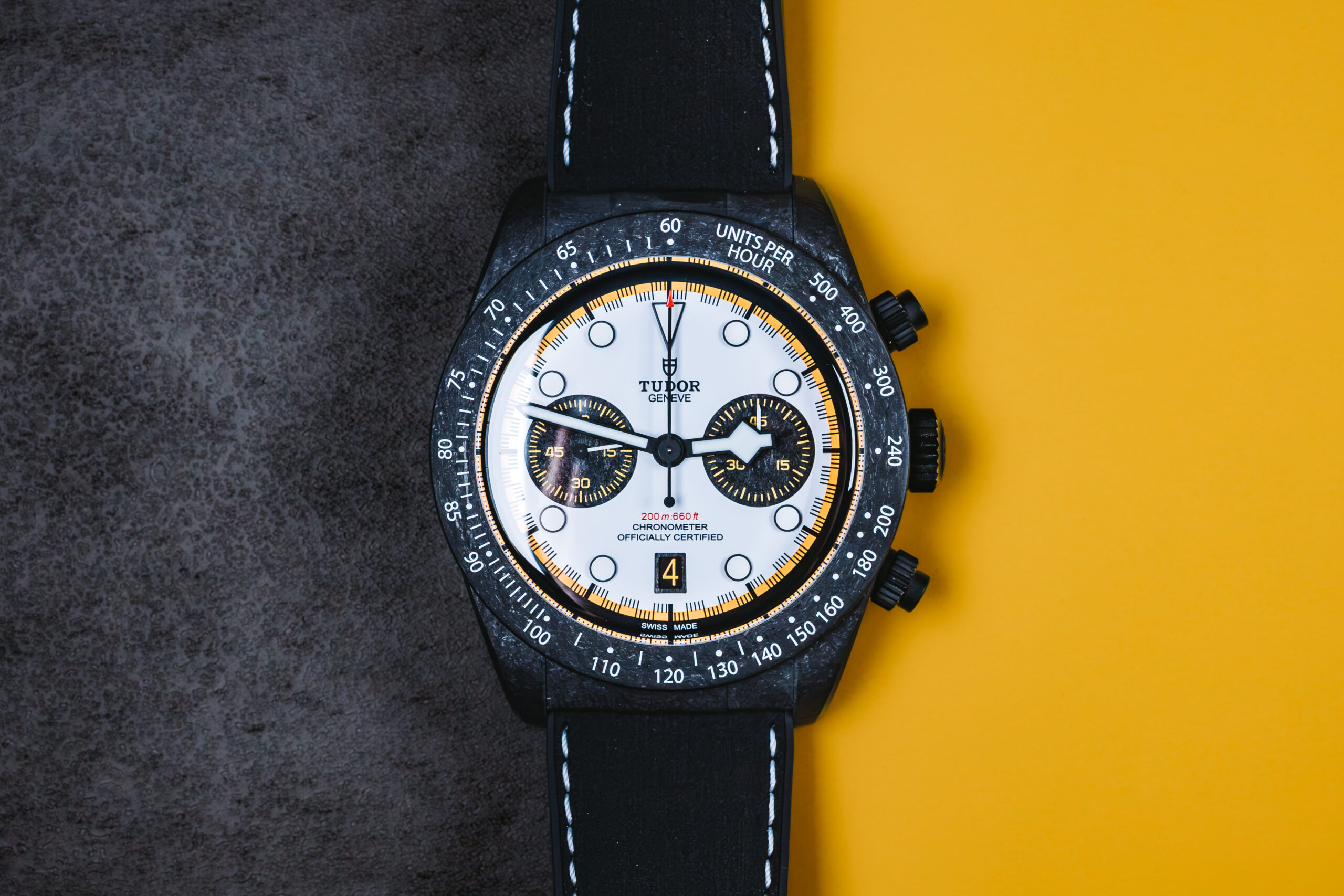 TUDOR Black Bay Chrono Carbon 26 at MVS Watches | Watches Under £10000